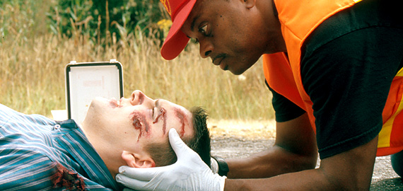 First aid training